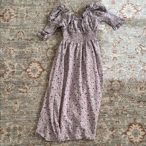Floral Hyacinth House dress